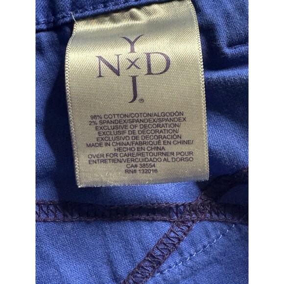 NYDJ Ankle Jeans Size 14P Blue Lift Tuck Technology Stretch Slim Fit Pant Bold - Picture 9 of 10